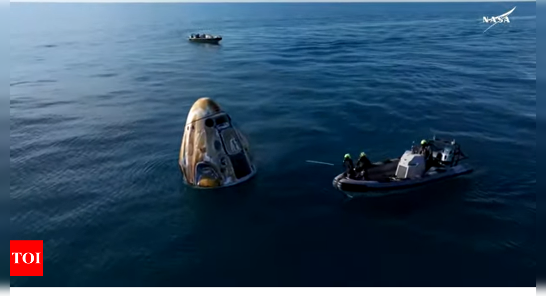 Sunita Williams, Butch Wilmore return to Earth after nine months in space with SpaceX Dragon splashdown