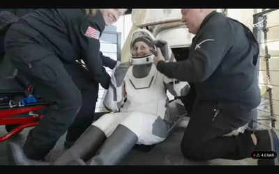 Watch: Sunita Williams smiles and waves after returning to Earth – The Times of India