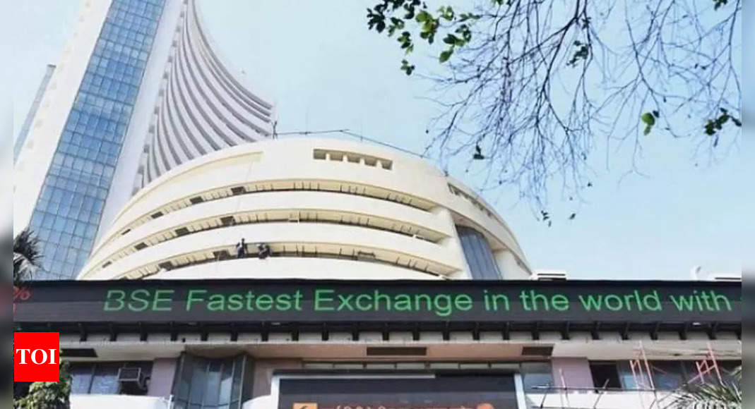 Sensex surges over 1,100 pts on global upswing, Re gains - The Times of ...