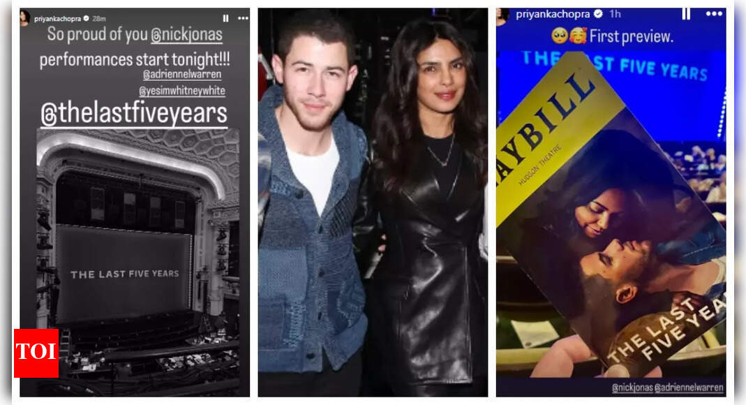 Priyanka cheers for Nick's Broadway return
