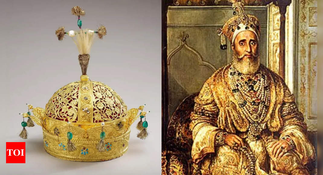 Where is the bejewelled crown of the last Mughal emperor Bahadur Shah Zafar? – The Times of India