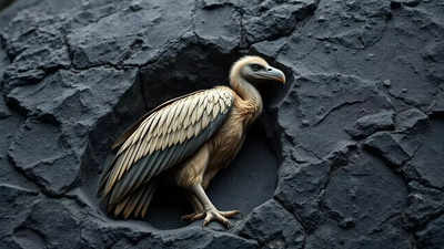 30,000 year old vulture that reveals completely new type of fossilisation