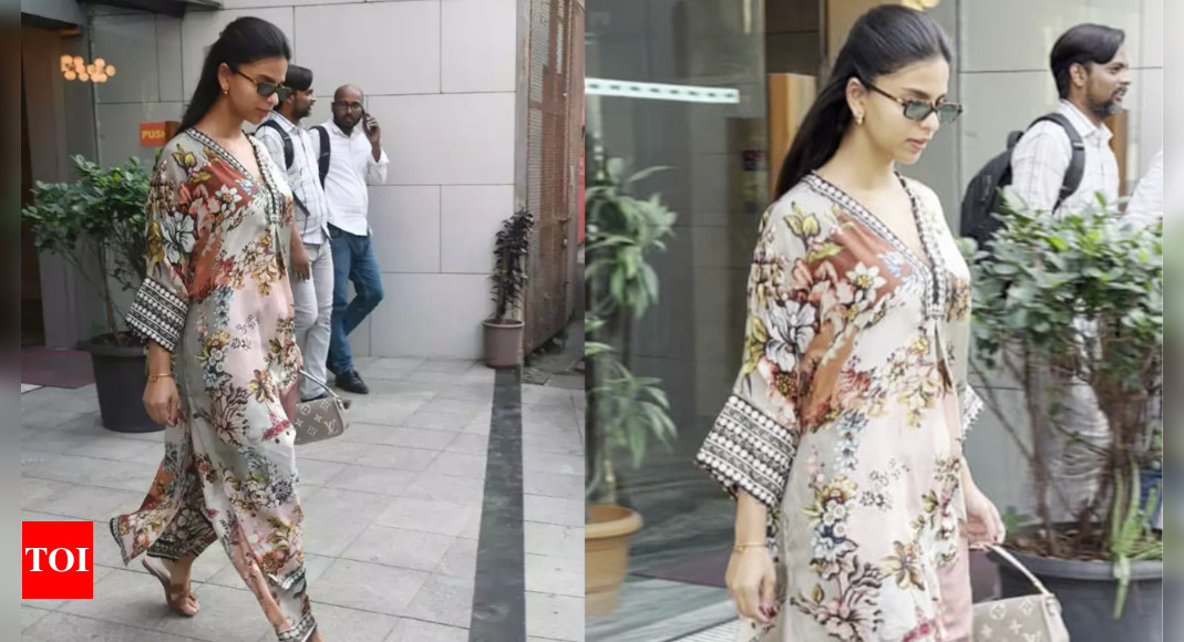 Suhana Khan's elegant Rajdeep Ranawat kaftan is your perfect cue for Ramadan iftar