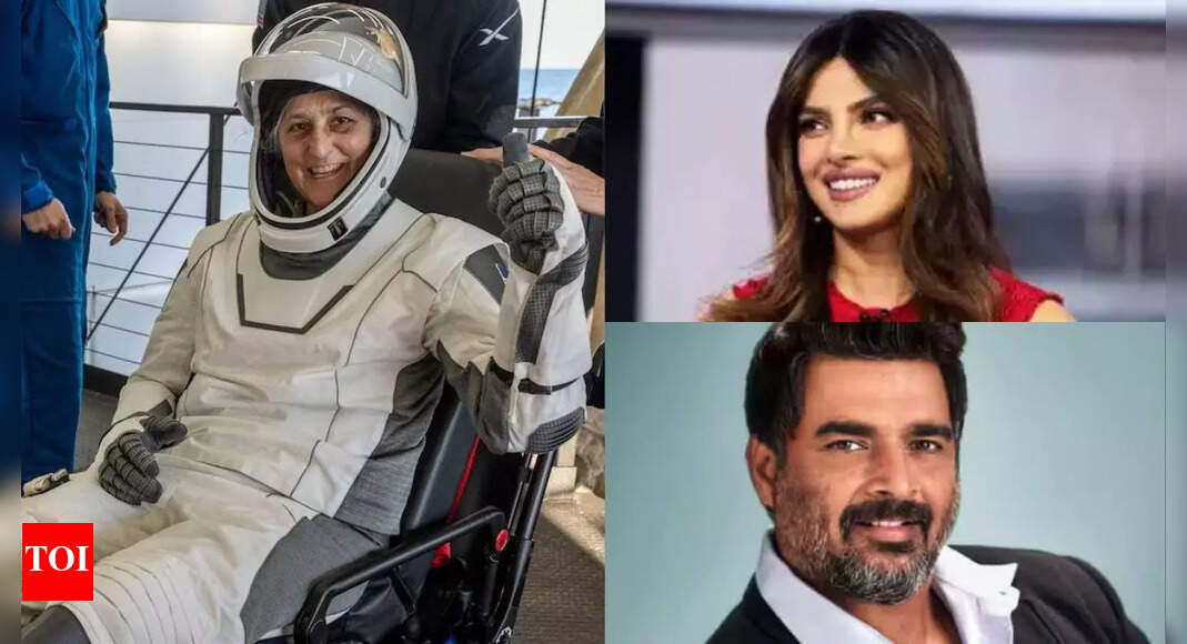 Sunita Williams returns to Earth: Priyanka Chopra, R Madhavan, Jackie Shroff, Chiranjeevi, and others share warm ‘welcome back’ wishes