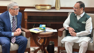 Bill Gates meets JP Nadda in Parliament, discusses healthcare progress and future collaboration