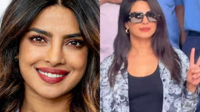 Desi girl Priyanka Chopra brings midweek joy with her Mumbai arrival