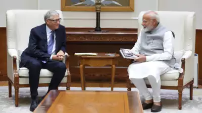 PM Modi hails 'excellent meeting' with Bill Gates on Viksit Bharat 2047, AI