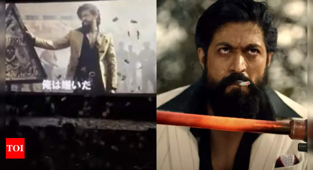 Fans' loud reaction to Yash's 'KGF 2' trailer creates frenzy in Japanese theatres ahead of June re-release