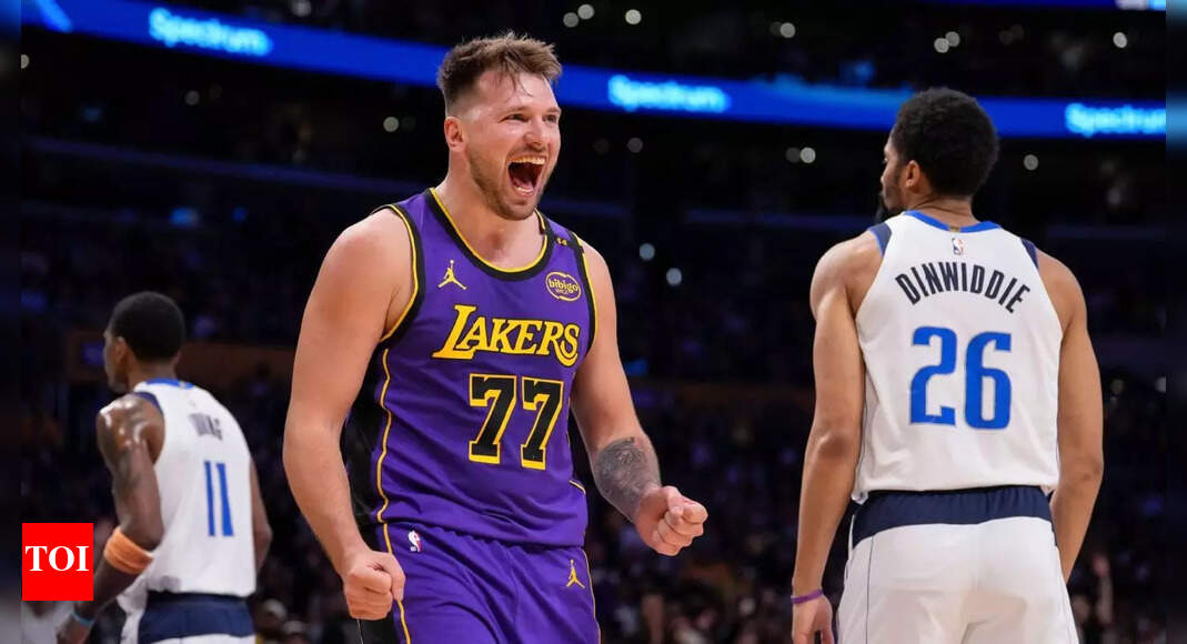 Los Angeles Lakers Star Luka Doncic Gets Praise from NBA Legend Magic Johnson for Leading the Team in LeBron James’ Absence