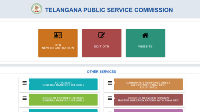 TSPSC EO result, final answer key out: Check direct link here – The Times of India