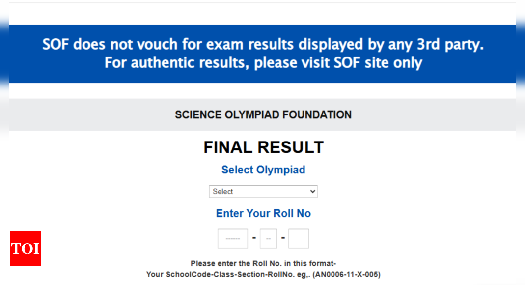 SOF Level 2 result 2025 declared: Check direct link here