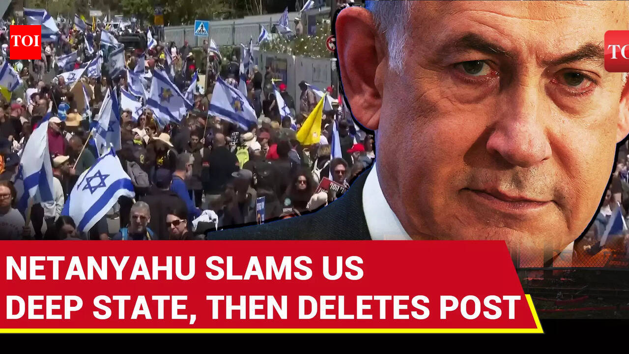 Netanyahu Narrowly Escapes Trump's Anger? Deletes Post On US Deep State ...