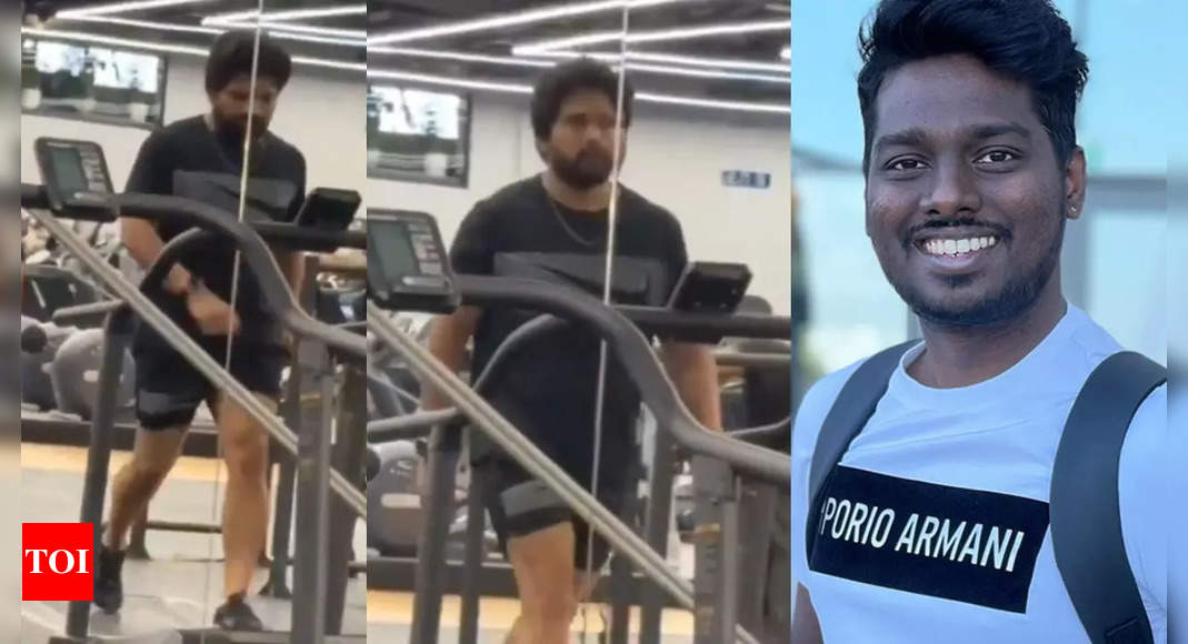 Allu Arjun hits hard at a gym in Dubai; Is he preparing for Atlee's film?