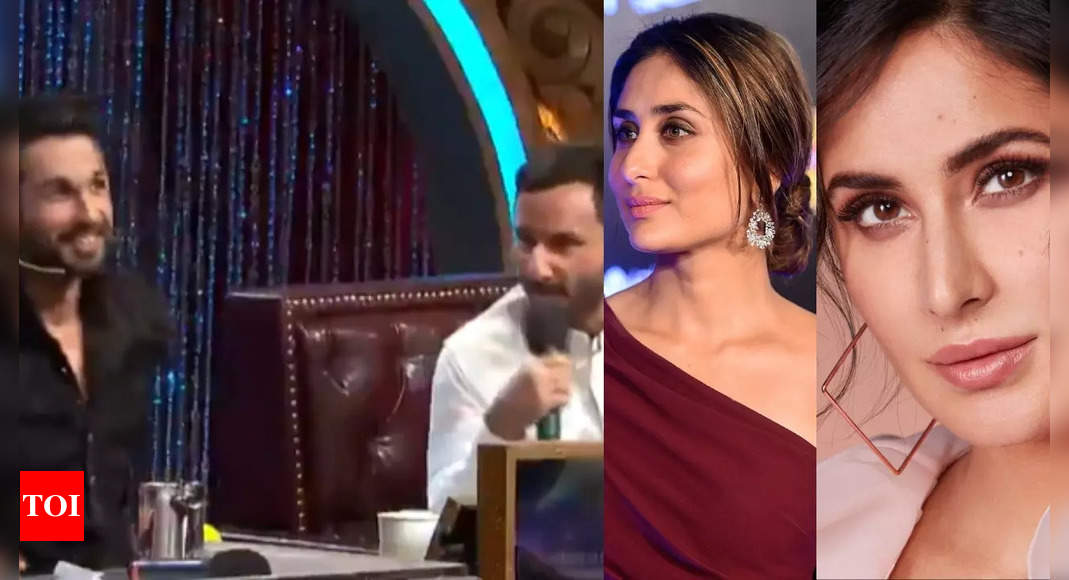 When Saif Ali Khan, Shahid Kapoor were asked who's hotter between Kareena Kapoor Khan, Katrina Kaif, Deepika Padukone - WATCH VIDEO