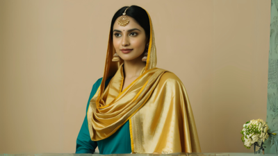 Beautiful Golden Dupattas That Have A Timeless Beauty And Touch of Elegance