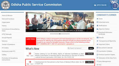 OPSC MO notification 2025 released for 5,248 posts; apply by April 24 – The Times of India