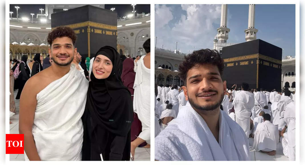 Bigg Boss 17 winner Munawar Faruqui embarks on spiritual journey, performs Umrah with Wife Mehzabeen