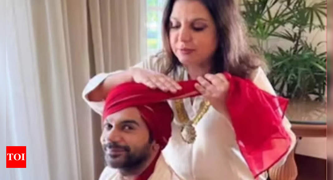 Farah Khan and Rajkummar Rao takes blessings in Shirdi