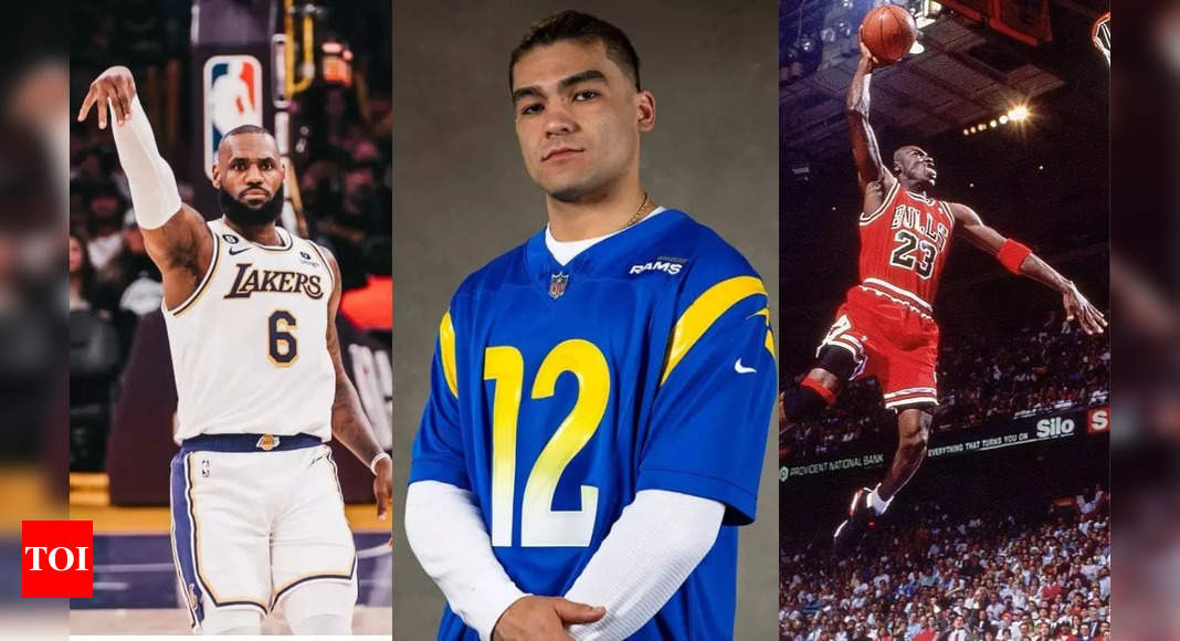 LA Rams star Puka Nacua explains why LeBron James is the true NBA GOAT over Michael Jordan and Kobe Bryant