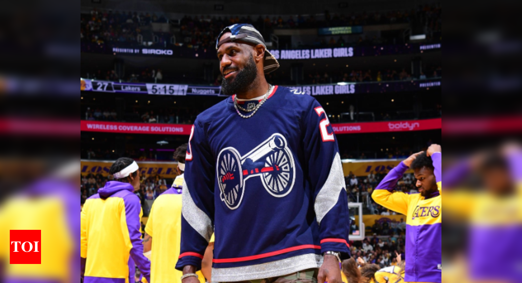 Puka Nacua loved watching LeBron James in Columbus Blue Jackets jersey number 23