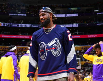 lebron james blue lakers