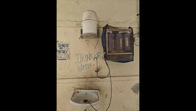 Ambedkar college without water, CCTVs, usable loos