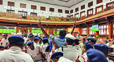 18 BJP MLAs ousted from Karnataka House; Muslim quota bill passed