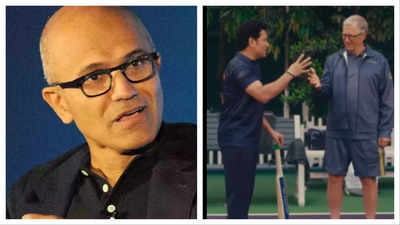 Satya Nadella, Sachin Tendulkar, and Bill Gates