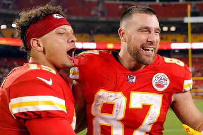 Travis Kelce and Patrick Mahomes spend time together outdoors amid rumors  of tension in their relationship | NFL News - The Times of India