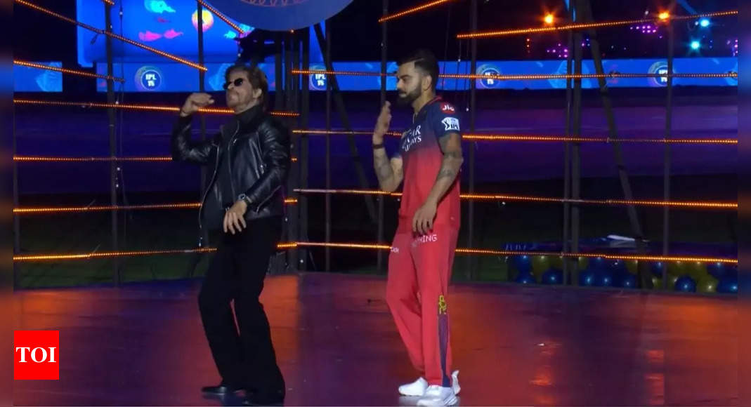 Watch: Virat Kohli dances with SRK in rare performance