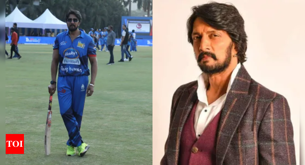 Kiccha Sudeep brings his charm and energy to a sports' event in Mumbai