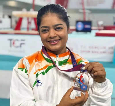 Gymnast Pranati Nayak grabs bronze medal at Antalya World Cup