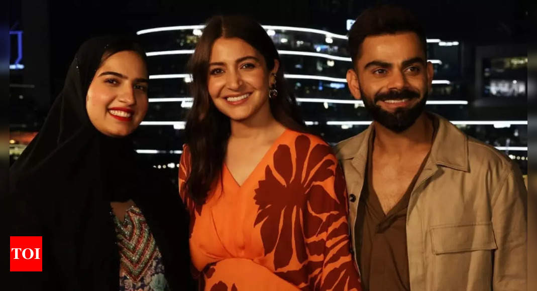 Anushka Sharma and Virat Kohli pose with fan in Dubai; unseen pic goes viral