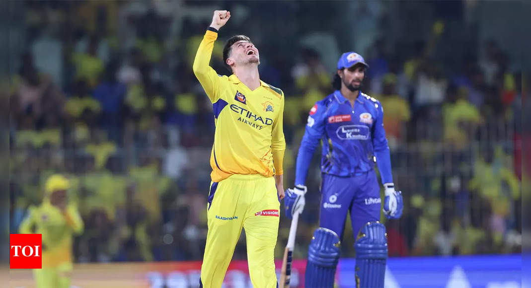 IPL 2025 Live: Noor Ahmad helps Chennai Super Kings restrict Mumbai Indians to 155/9