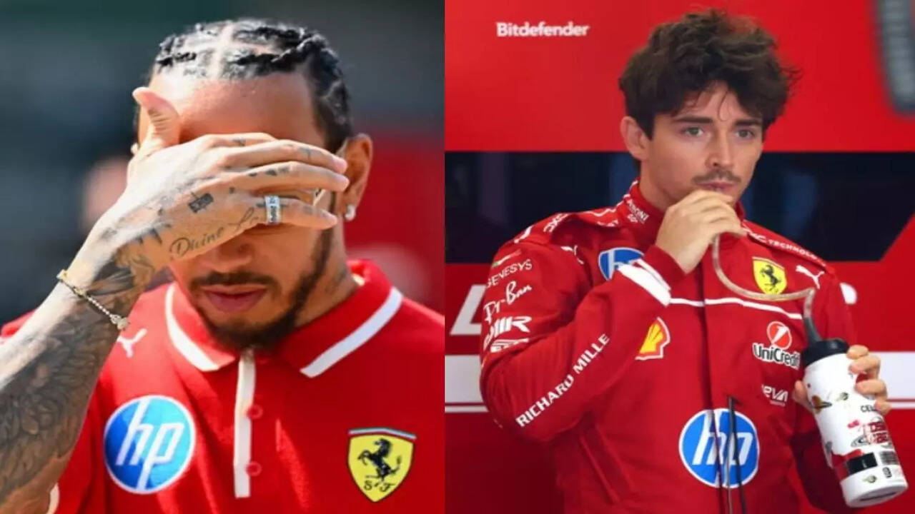 Lewis Hamilton and Charles Leclerc disqualified from Chinese GP as Ferrari's technical woes continue | Formula One News - The Times of India