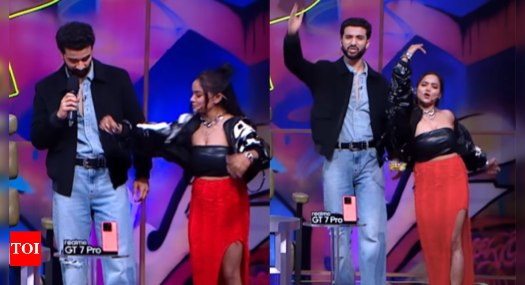 Hip Hop India 2: Raghav Juyal reacts to Manisha Rani figuring out anchoring; latter asks 'aapko humse pyaar toh nahi hogaya?'