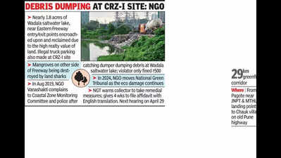 NGT tells collector to stop eco damage at Wadala lake