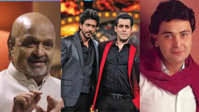 Shah Rukh Khan, Salman Khan told lyricist Sameer Anjaan he only gives all the hit songs for Rishi Kapoor: 'Yeh superstar jo bane hai usmein hamara lahu...'