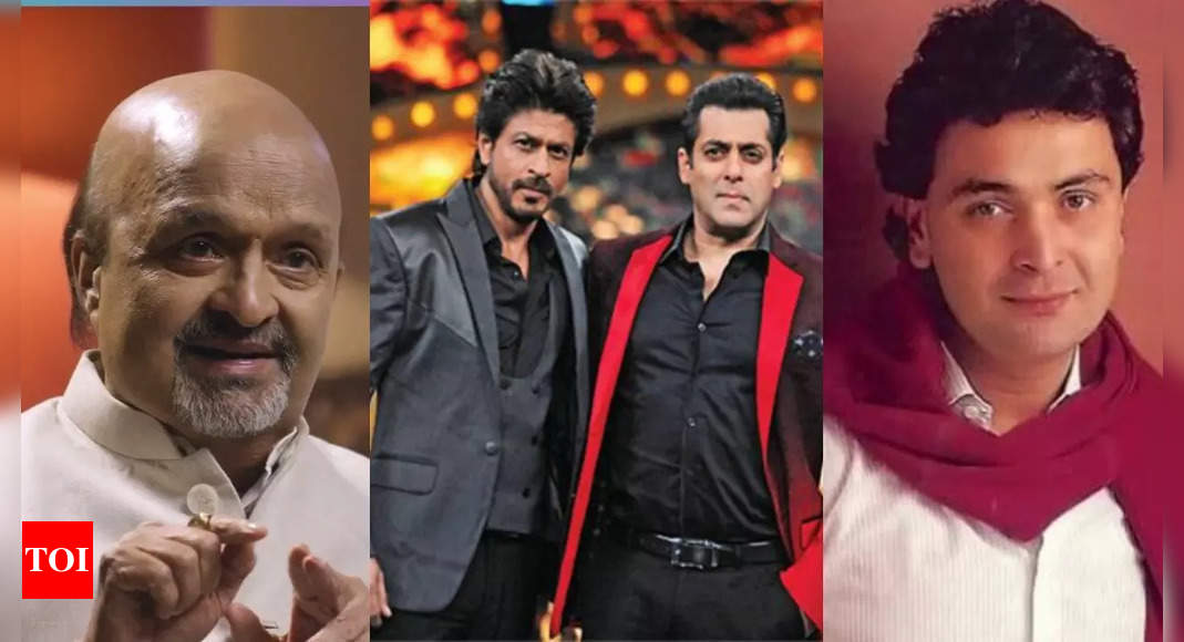 Shah Rukh Khan, Salman Khan told lyricist Sameer Anjaan he only gives all the hit songs for Rishi Kapoor: 'Yeh superstar jo bane hai usmein hamara lahu...'