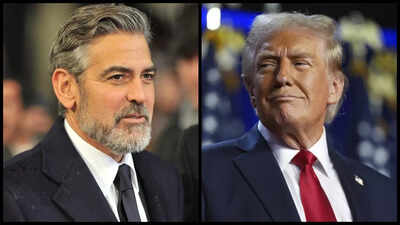 Donald Trump Slams George Clooney as 'Second-Rate Movie Star' Amid  Political Dispute | - The Times of India