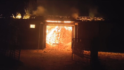 Fire destroys 80-90 tons of rice in Maharashtra's Palghar warehouse