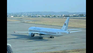 In a first for MP, B-777 300ER aircraft lands at Bhopal airport ...