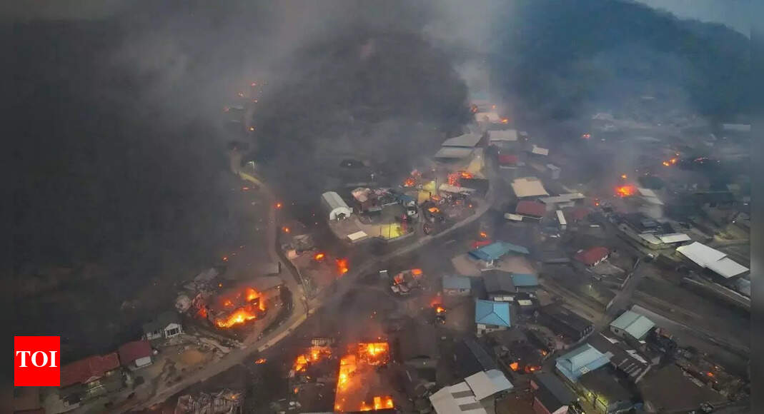 South Korea launches full-scale national response as wildfires kills 18, ravages southeastern regions