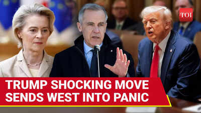 Trump Threatens Massive Tariffs On Canada & EU Amid Escalating Trade War | Watch