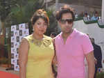Salim Merchant with wife