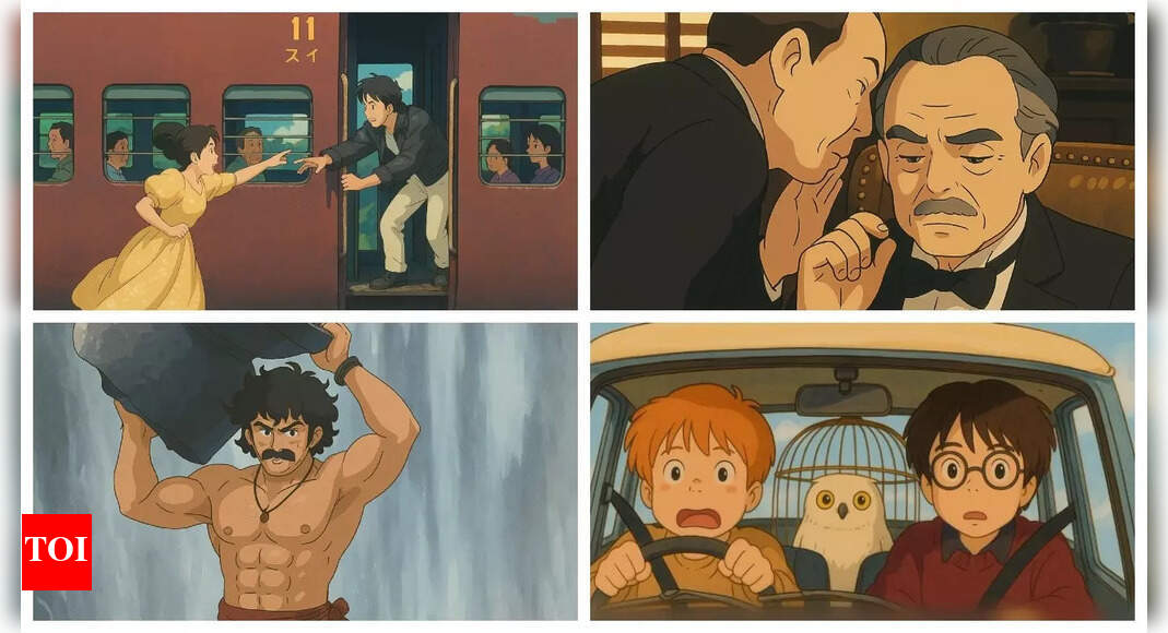 Iconic films recreated in Studio Ghibli AI-artworks