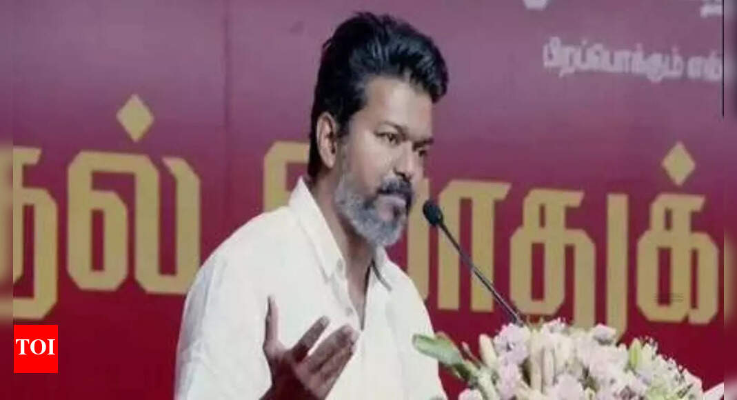 '2026 fight will be between TVK and DMK': Actor Vijay throws gauntlet ...