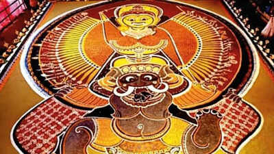 Goddess in pigments: The transient masterpieces