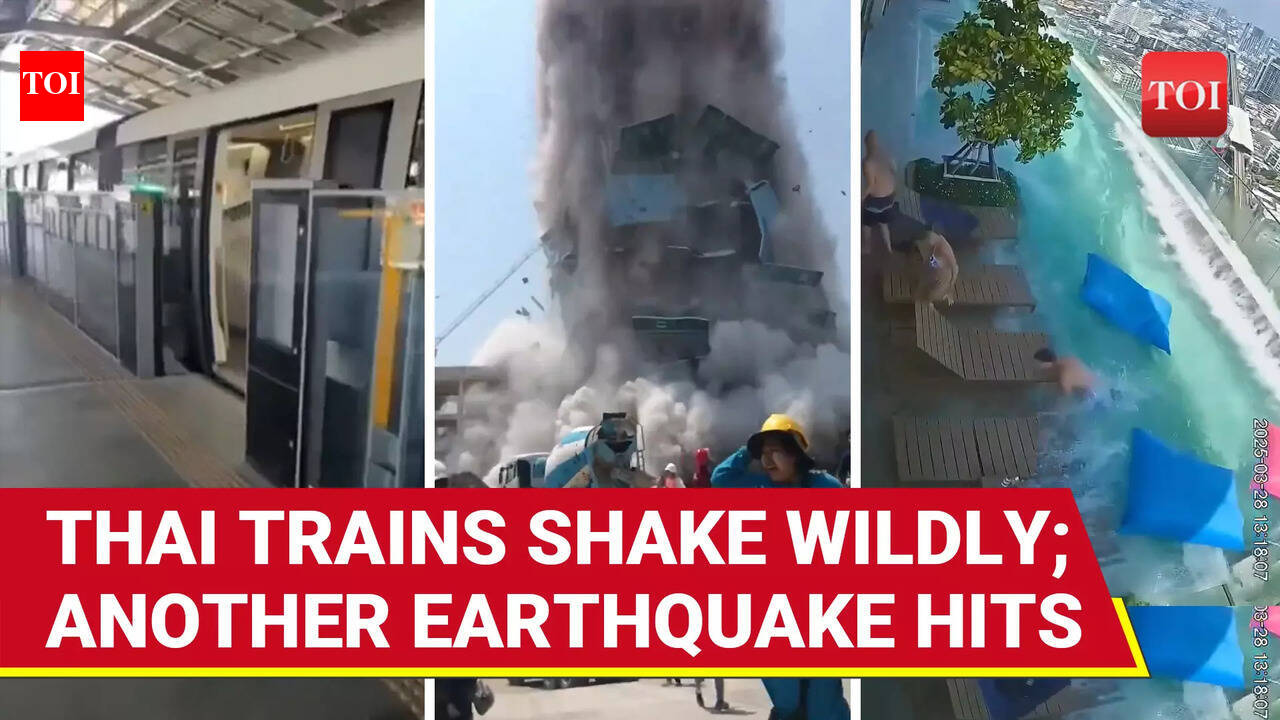 Thai Trains Shake As Earthquake Rocks Tracks; Passengers Scream In Panic