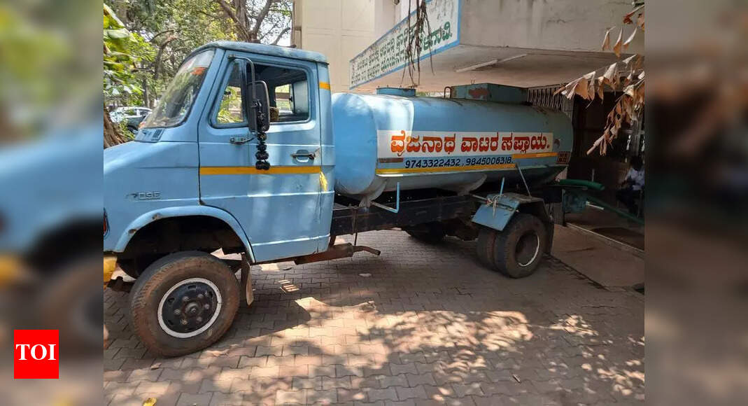 Water tanker demand surges in Belagavi city as mercury rises | Hubballi ...